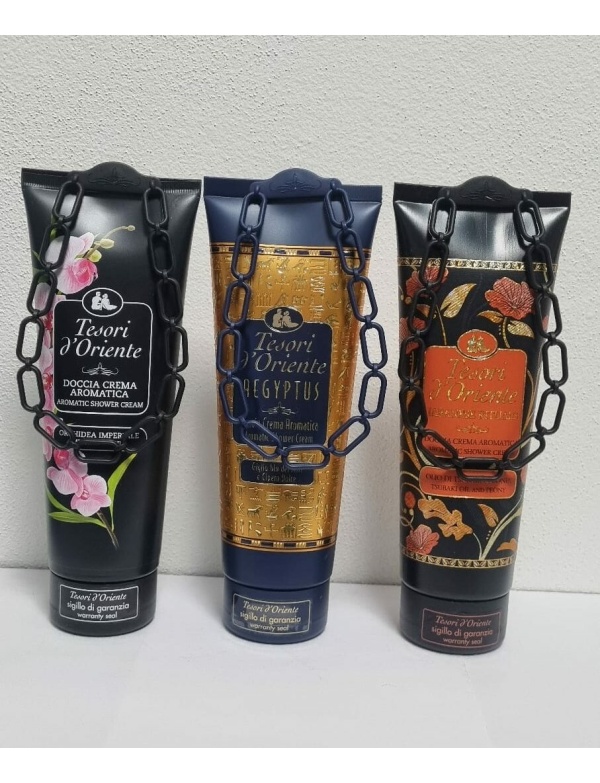 Tesori d´Oriente SET- Orchidea Della Cina sprchový krém 250 ml, Aegyptus sprchový krém 250 ml, Japanese Rituals sprchový gél 250 ml