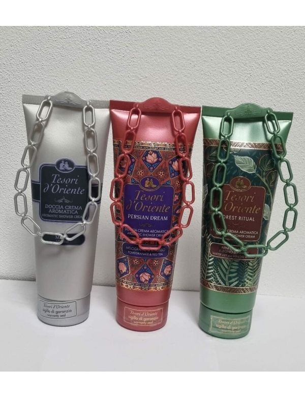 Tesori d Oriente SET- Mhyrrta sprchový gél 250 ml, Persian Dream Melograno e Té Rosso sprchový gél 250 ml, FOREST RITUAL sprchový gél 250ml