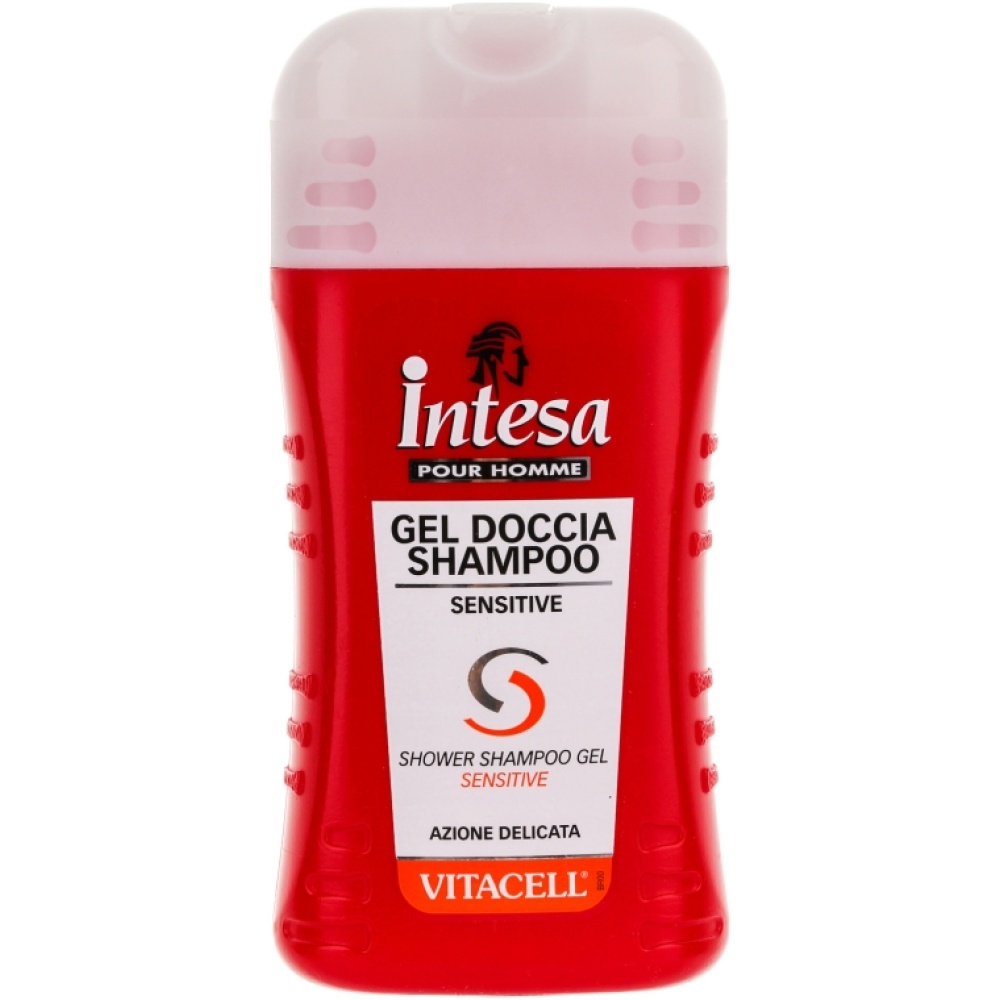 Intesa Sensitive sprchový gél a šampón pre citlivú pokožku 2v1 250 ml