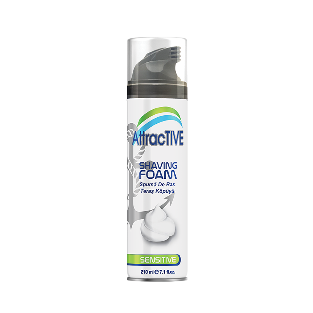 AttracTIVE pena na holenie Sensitive 210ml