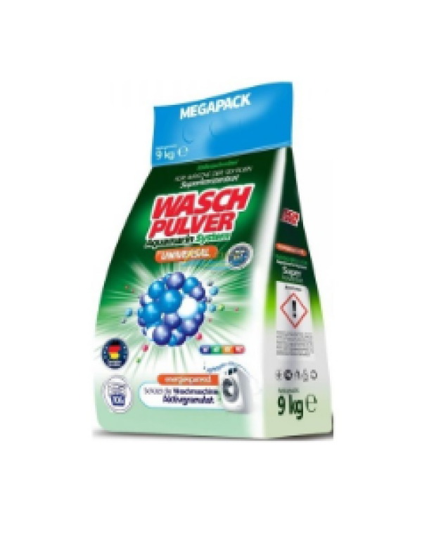 WASCH PULVER prášok na pranieUniversal 9 kg (106 praní)