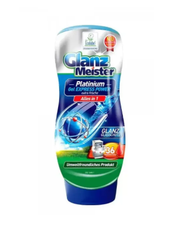 Glanz Meister EKO PLATINUM gél do umývačky riadu 720 ml