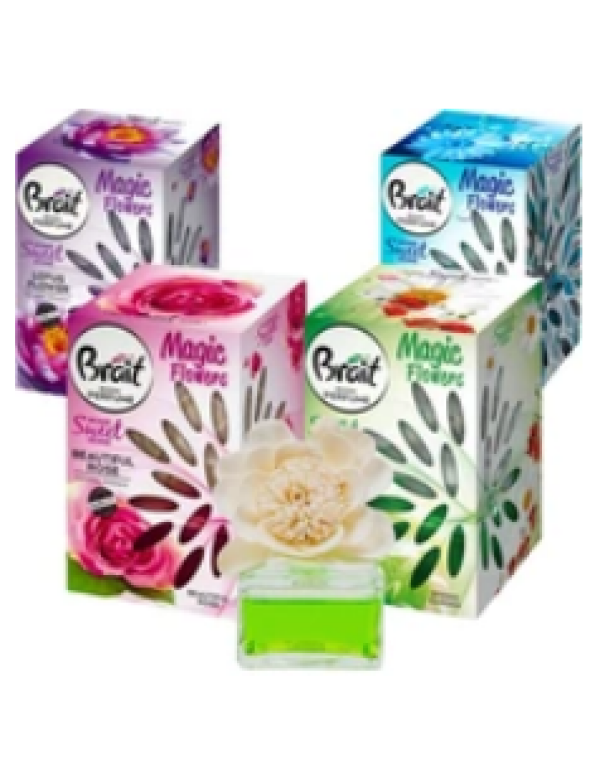 Sada osviežovačov vzduchu Kvet Brait Magic Flowers Mix 75ml 4ks