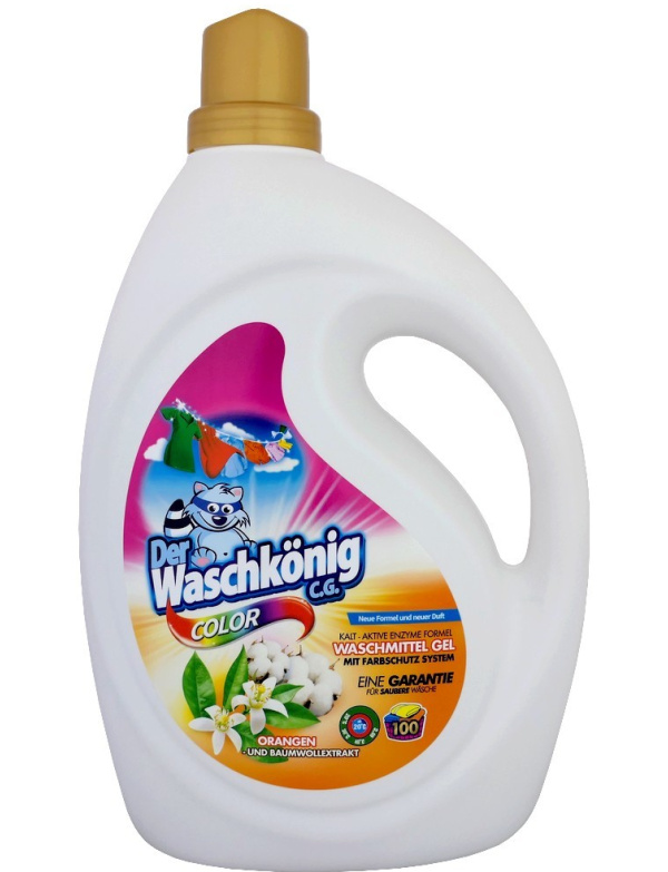 Waschkönig Orangen Color Prací gél 3 l 100 PD