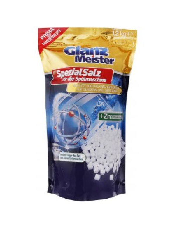 Glanz Meister soľ do umývačky riadu 1,2 kg