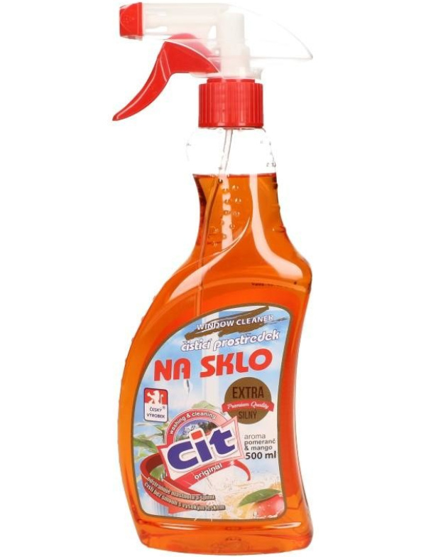 Cit čistiaci prostriedok na sklo Pomaranč & Mango 500 ml