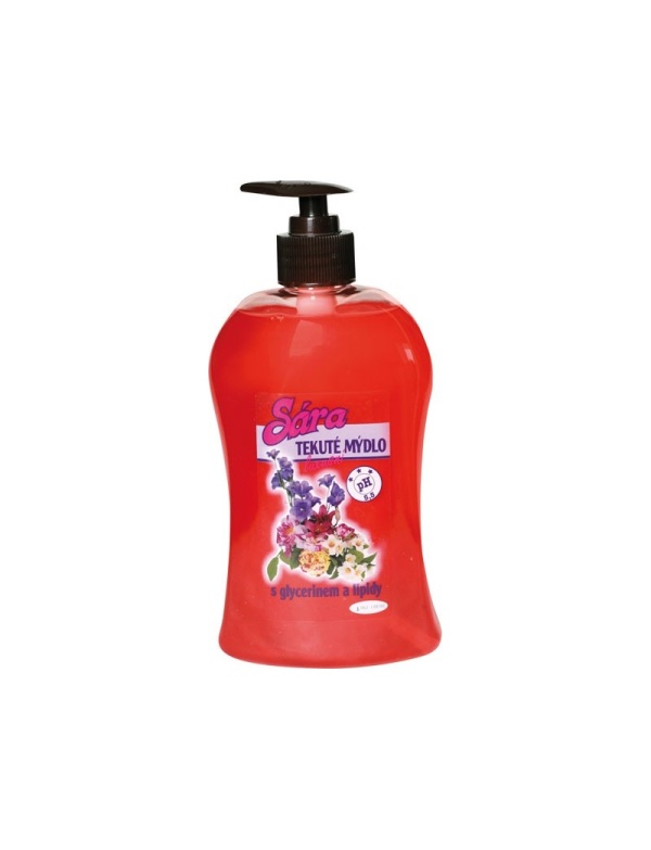 Tekuté mydlo Sára s dávkovačom 500ml cacao