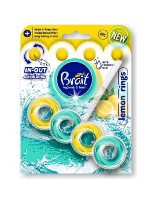 Brait Lemon Rings WC blok 40 g