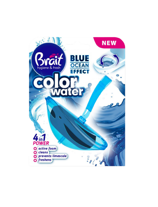 Brait Blue Ocean Color Water 4v1 WC záveska 40 g