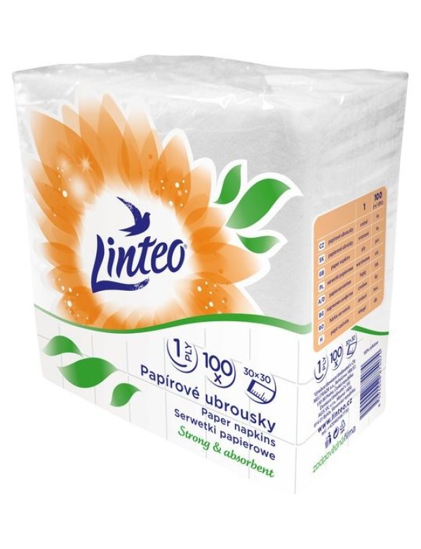 Linteo Servítky 100ks/30×30-Satin