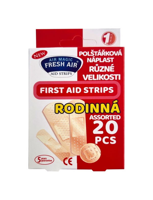 Vankúšiková náplasť rodinná 20ks