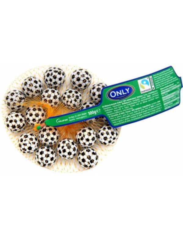 Only Čokoládové futbalové lopty mliečne 100 g