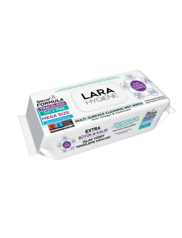LARA EXTRA čistiace viacúčelové obrúsky 50 ks