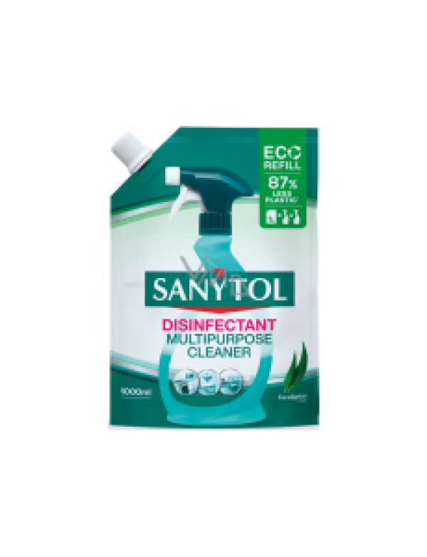 Sanytol náplň dezinfekčný univerzálny čistiaci prostriedok, eukalyptus 1 l