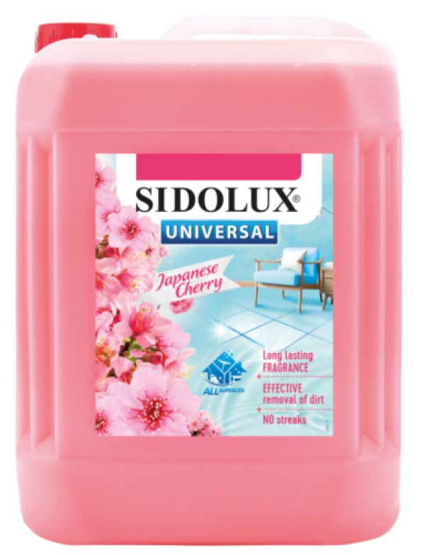 Sidolux UNIversal soda power s vôňou Japanese Cherry 5L